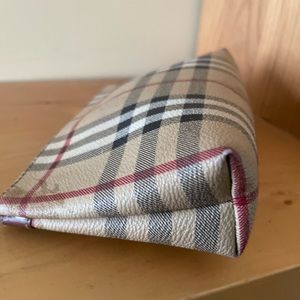 Vintage Burberry cosmetic bag